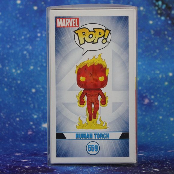 Funko POP! Marvel Fantastic Four Human Torch #559 - Picture 4 of 6